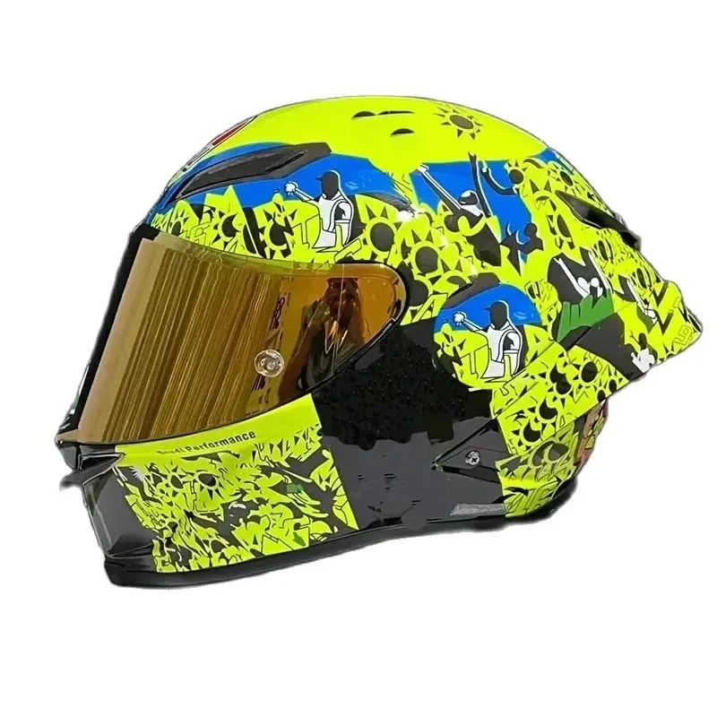 Мотоциклетный шлем на все лицо Sun Moon pista GPRR гоночный для мотокросса