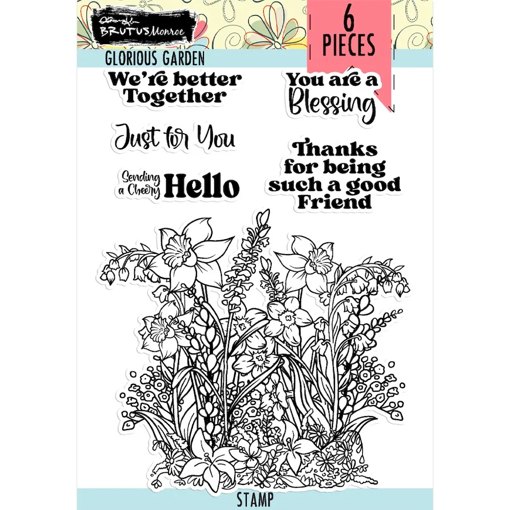 

Flower Bush Clear Stamps Metal Cutting Dies DIY Scrapbooking Album Hand Crafting Embossing Stencils Creative Template Making