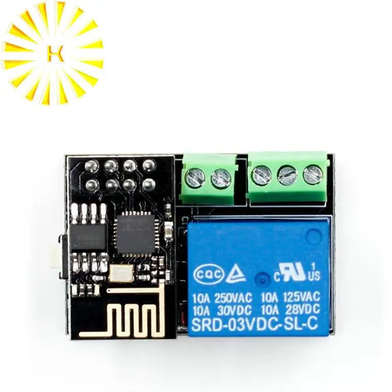 Фото ESP8266 ESP-01S 5 В Wi-Fi релейный модуль вещи умный дом пульт дистанционного управления для Arduino ESP01S беспроводной разъем модуля WIFI №1