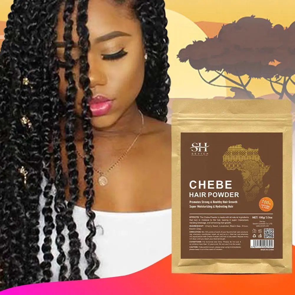 

100% Natural Chad Chebe Powder Africa Super Fast Hair Anti Modern Regrowth Local Ingredient Break Craftsmanship Hair With S H8A0