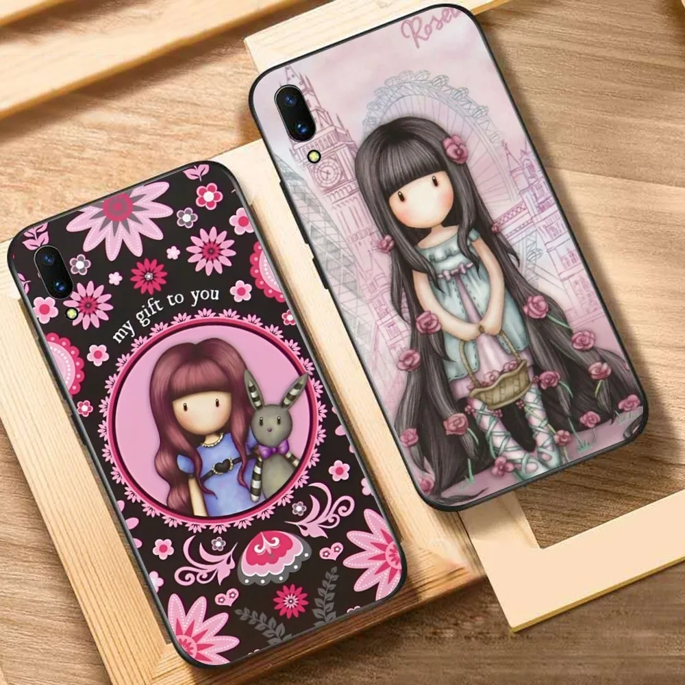 

Cute Girl Kid Art Illustration S-santoro Phone Case For Huawei Y9 6 7 5 Prime Enjoy 7s 7 8 plus 7a 9e 9plus 8E Lite Psmart Shell