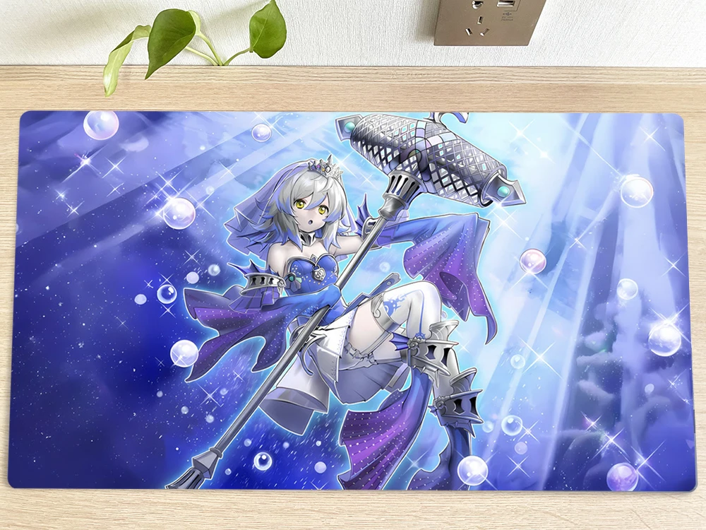 YuGiOh настольный игровой коврик Tearlaments Merrli TCG CCG для торговых карточных игр мыши с