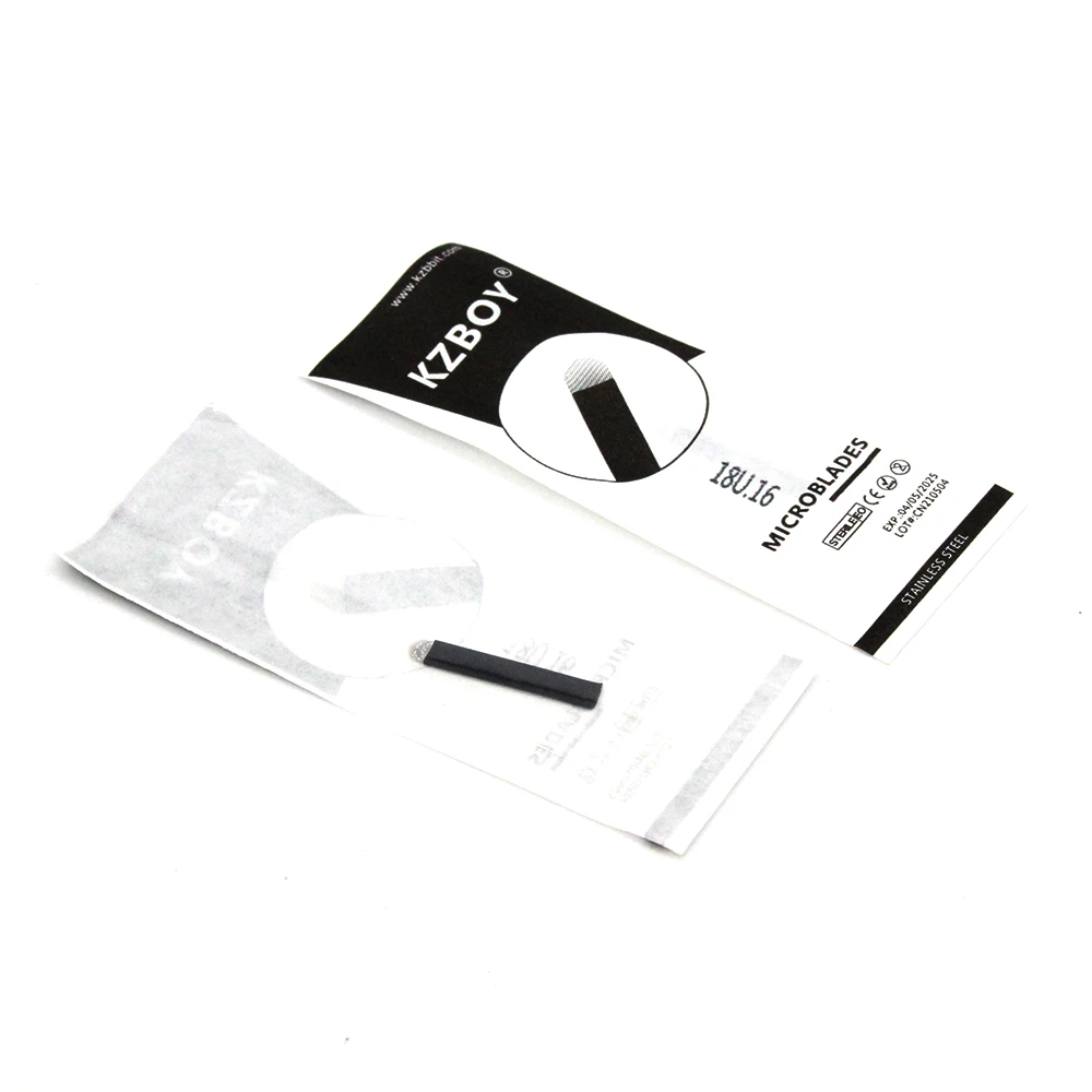 

25/50/100PCS 18U.16mm Nano Blades KZBOY Best Quality Microblading Needles For Tatto Eyebrows