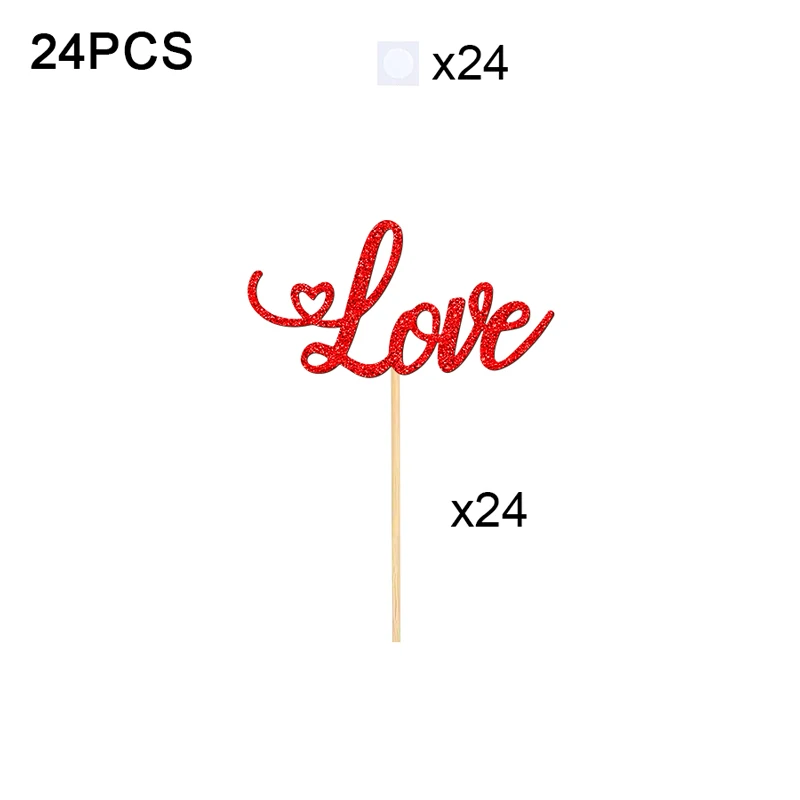 

Топперы для кексов YOMDID 24 шт.