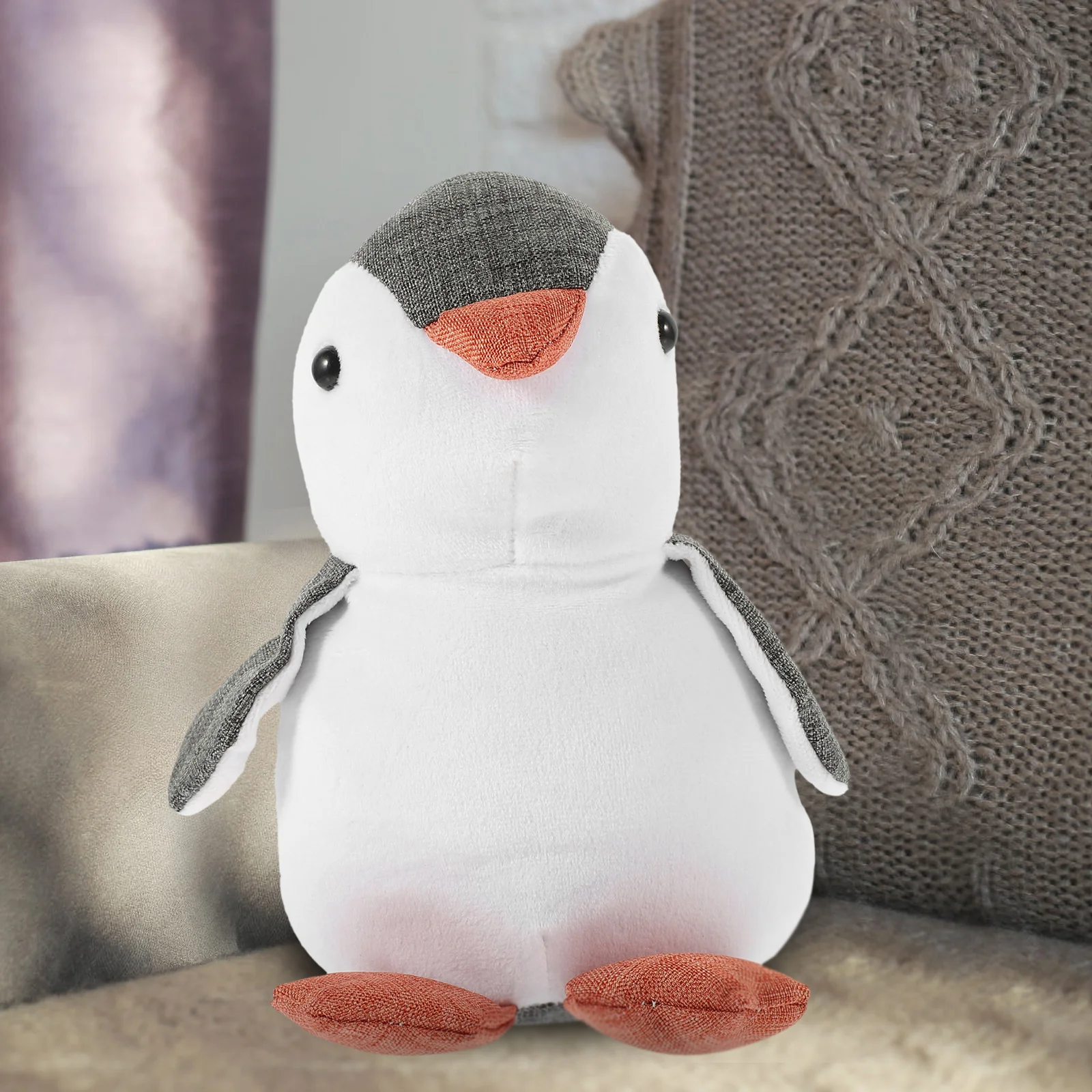 

Door Stop Tools Decor Stuffed Penguin Stopper Animal Cartoon Stops Weighted Cute