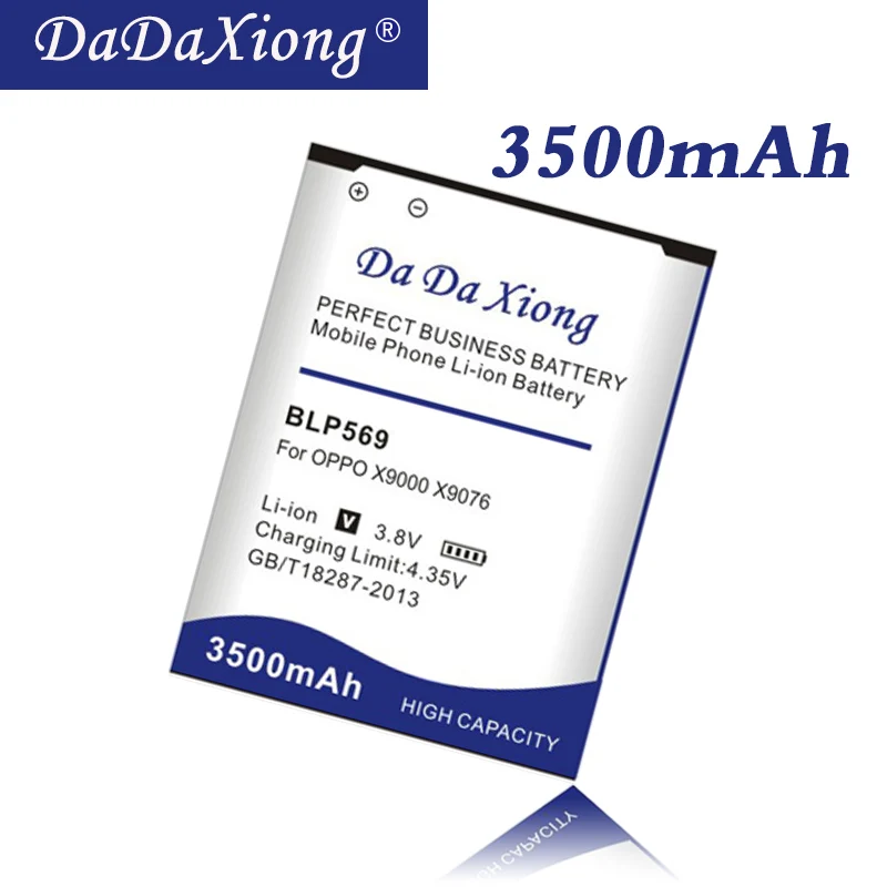 DaDaXiong 3500mAh BLP569 для OPPO 7 Find 7a X9000 X9006 LTE X9007 X9076 X9077 батарея для сотового телефона