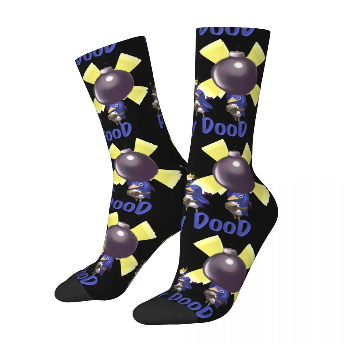 

Happy Funny Men's Socks Prinny Line Up Essential Retro Harajuku Disgaea Devil Son Hip Hop Pattern Crew Crazy Sock Gift Printed