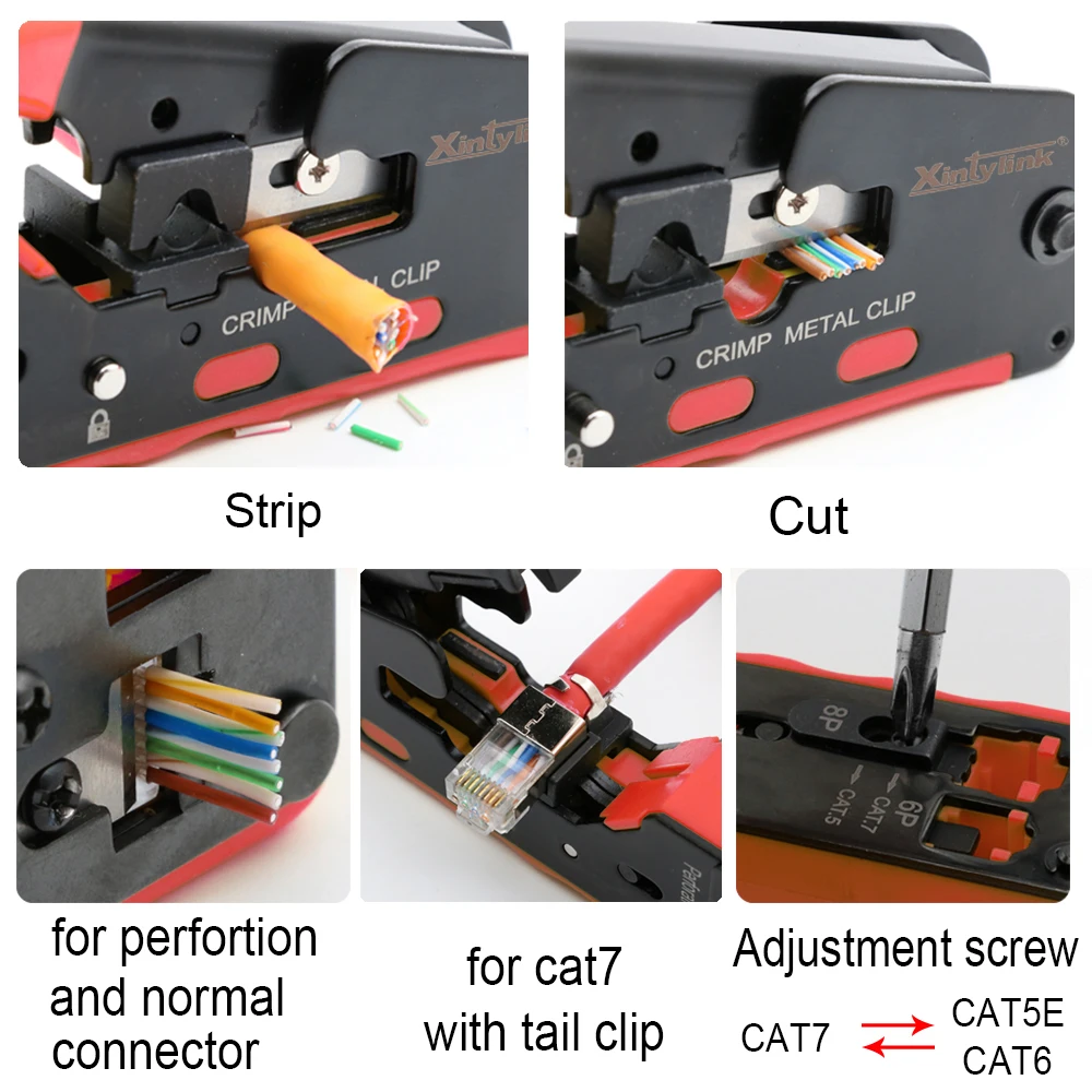 Обжимные колпачки для кабеля устройство зачистки ethernet оснастка 50u cat7 CAT6A CAT7 CAT8