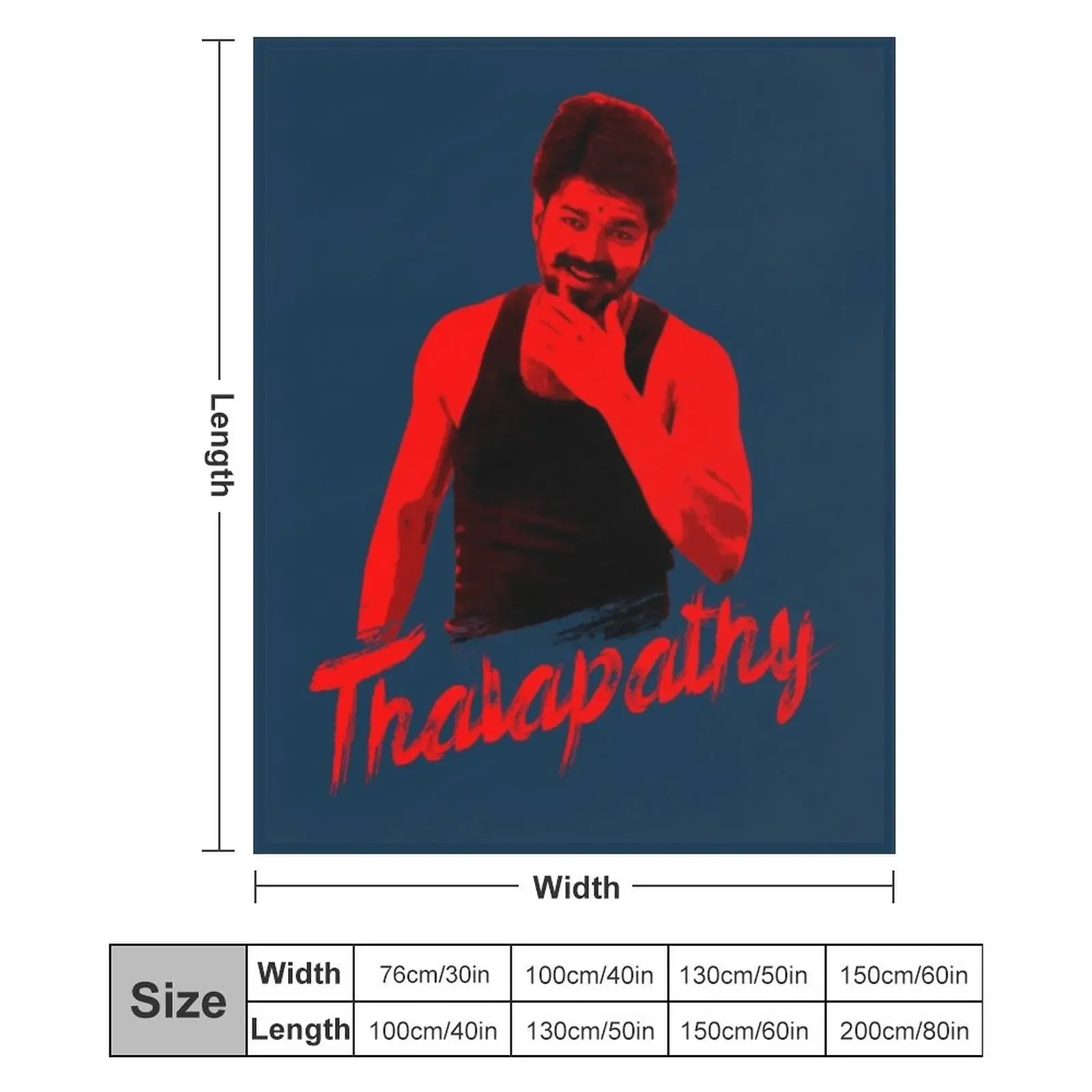 Плед Thalapathy Vijay, устойчивый к пятнам, уютный и теплый плед (art.: 3920dc28651fa) - 3920dc28651fa