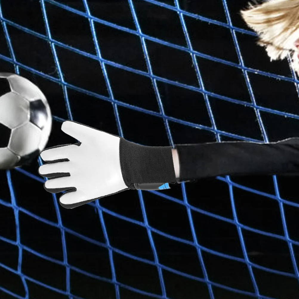 

Goalkeeper Hand Cover Latex Glove Training Protector Gloves Sports Soccer Wear-resisting Child Football for kids