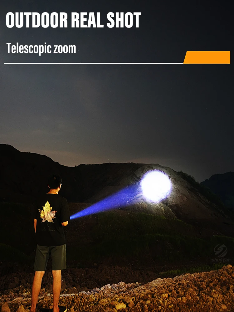 Светодиодный фонарик высокой мощности с XHP70.2 супер яркий 3800 люмен 4 режима