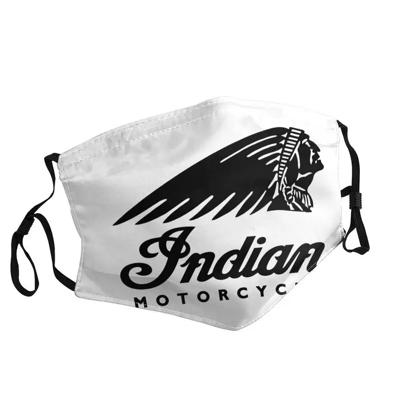 

Indian Motorcycle Logo Adjustable Face Mask Unisex Adult Anti Dust Protection Cover Respirator Mouth Muffle