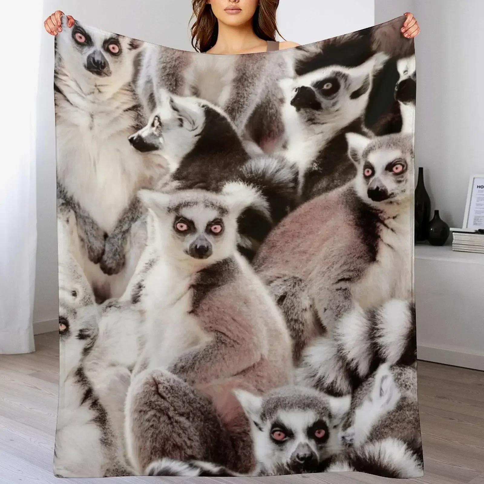 Одеяло Lemurs зимние кровати декоративные одеяла для диванов