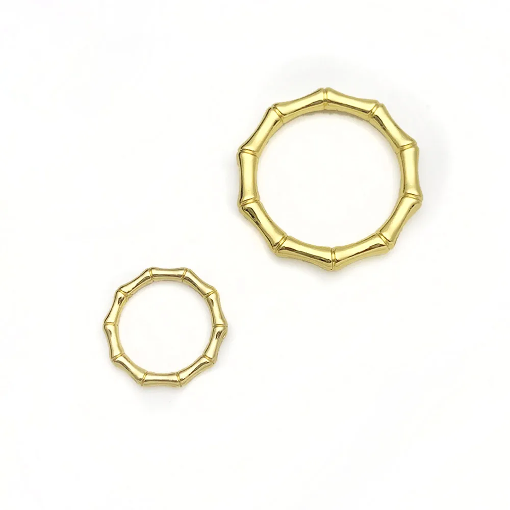 Регулируемые кольца для бикини, кольца из бамбука, аксессуары для рукоделия