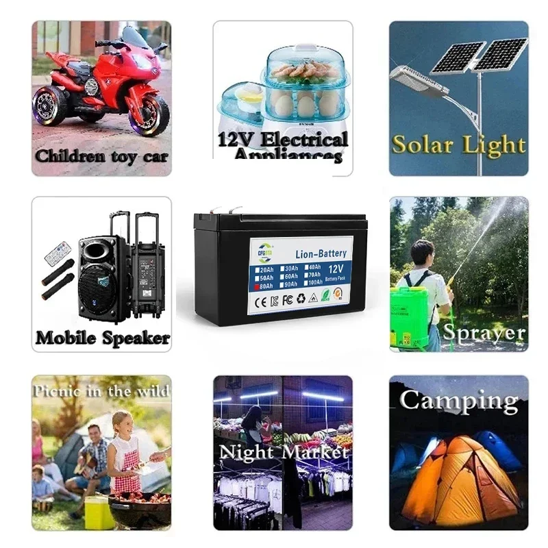 Аккумулятор 12 В 80 Ач литиевый