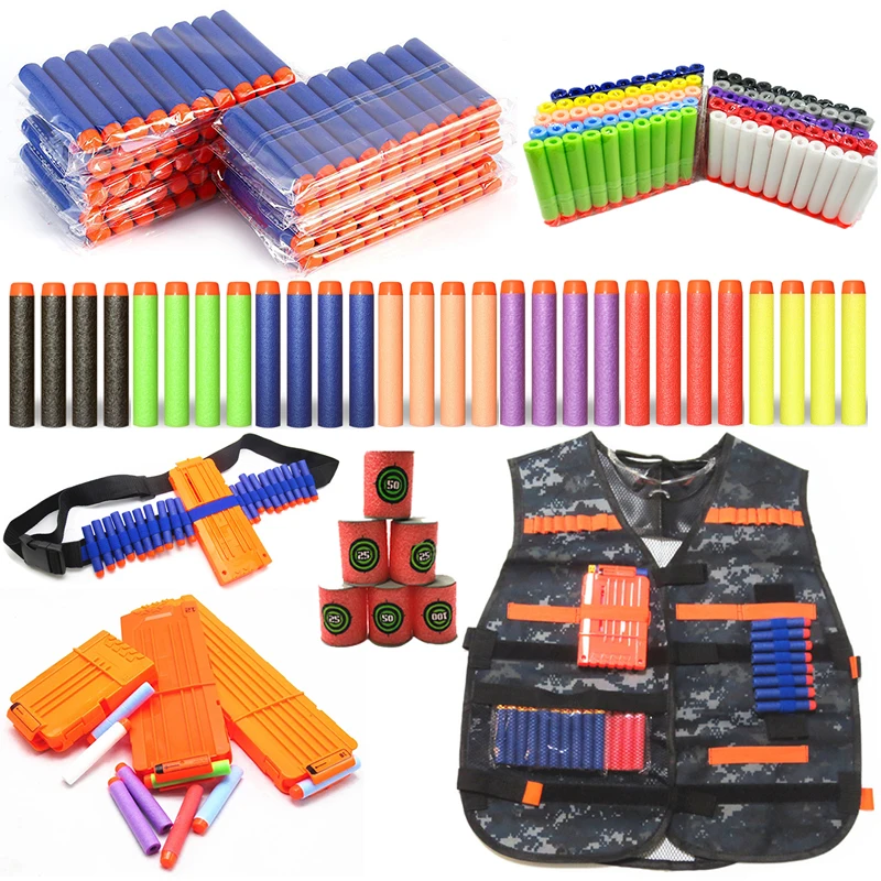 Universal Refill Darts Toy Gun Bullets Clip Accessories Equipment For Child Outdoor Toys