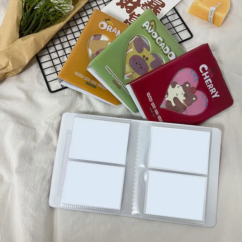

64/32 Pocket Photocards Collect Book With Stickers Card Holders Kpop Photo Album Holder Name Card Storage Organizer Stationary