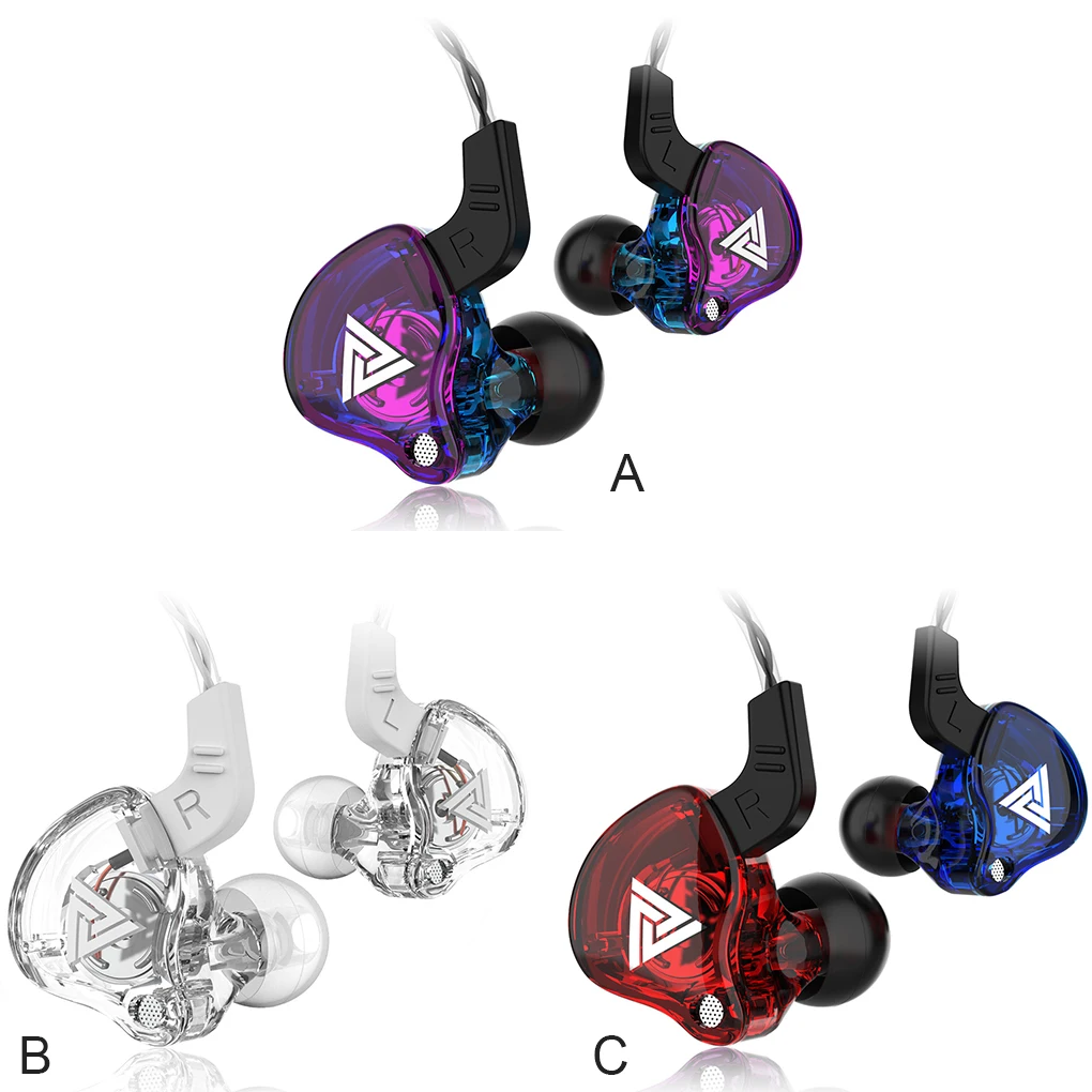 

QKZ AK6 ATES ATE ATR HD9 Copper Driver HiFi Sport Headphones In Ear Earphone For Running With Mic Headset Gmaer music Earbuds