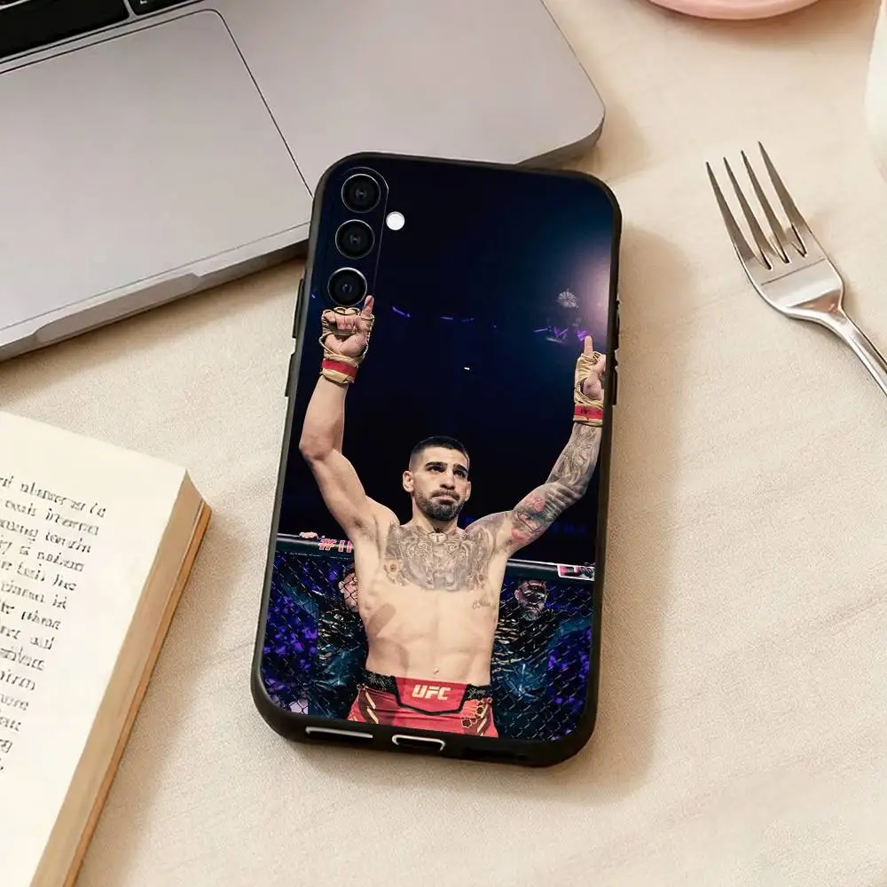 Чехол для телефона I-Ilia Champion Topuria-t, черный, силиконовый, мягкий, для Samsung Galaxy A73, A72, A71, A70, A53, A52, A51 (art.: 3920d9aaa43ed) - 3920d9aaa43ed