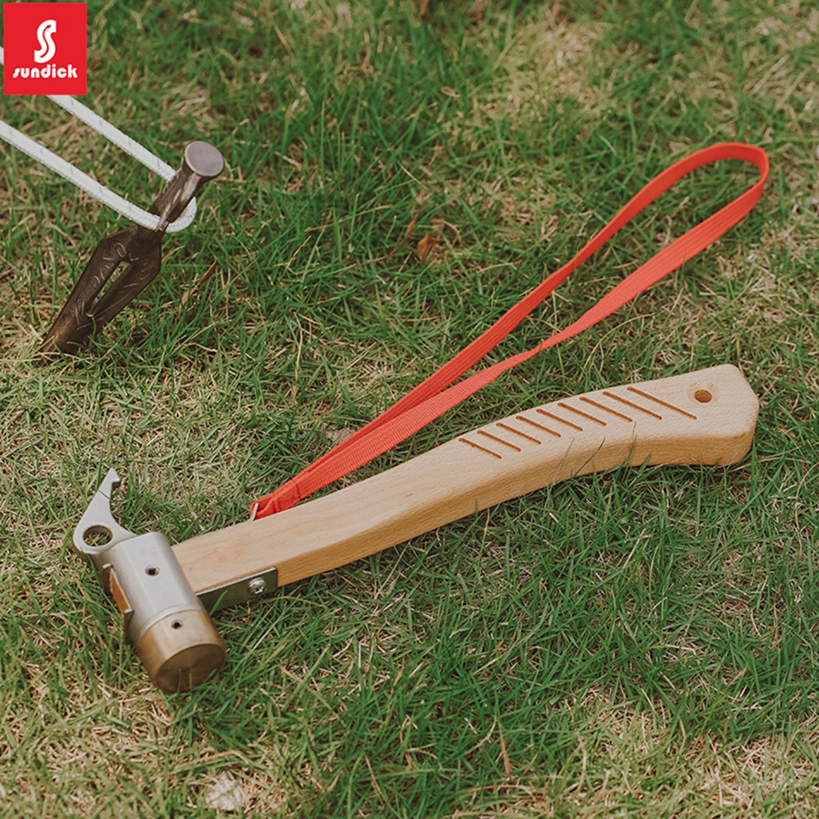 

Multifunctional Canopy Pegs Puller with Bent Handle Canopy Spikes Fixing Mallets Practical Tent Nail Extractor Camping Hammer