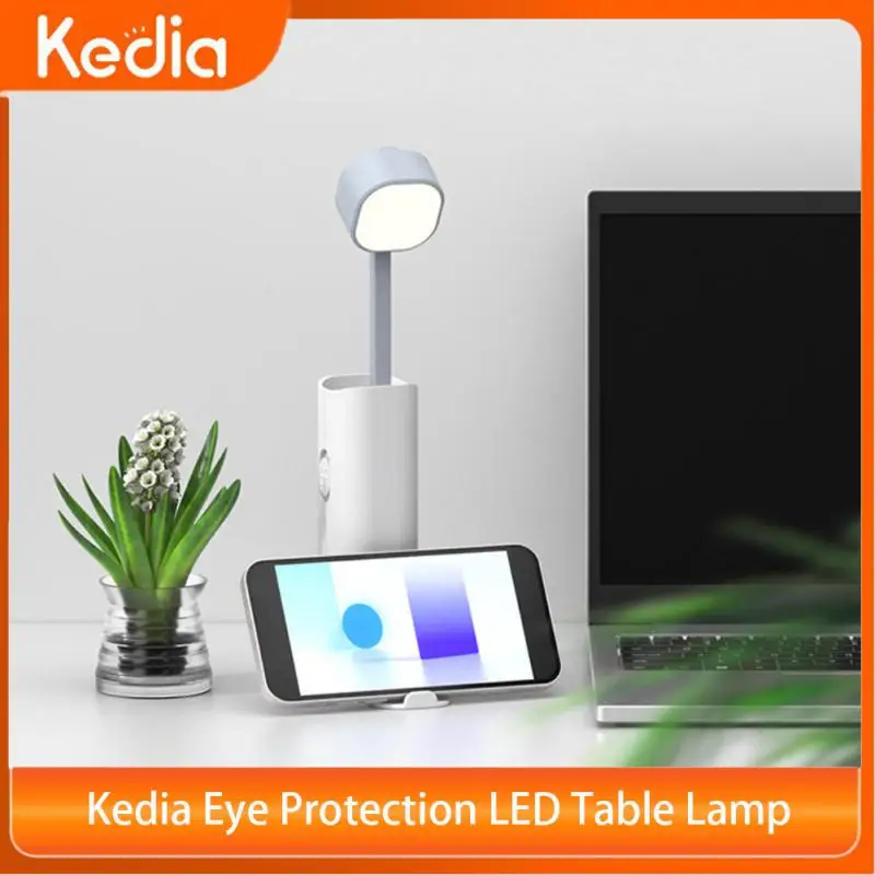 

Kedia Eye Protection LED Table Lamp Telescopic Folding Lights USB Charging Night Light Students Learn Mobile Power Desk Lamps