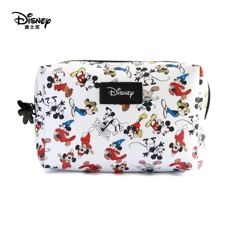 Disney Handheld Makeup Bag Mickey Fashion Women Waterproof Portable Multifunctional Cosmetic Storage Bag