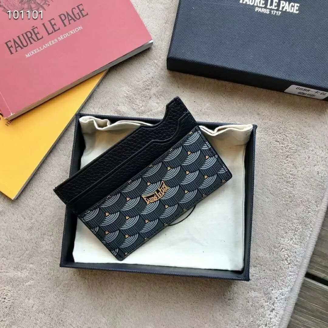 Buy Wholesale China Designer Brand Card Bag Real Leather Wallet For Lv  Multiple Black Monogram For Men & Lv Men Wallet at USD 17.46