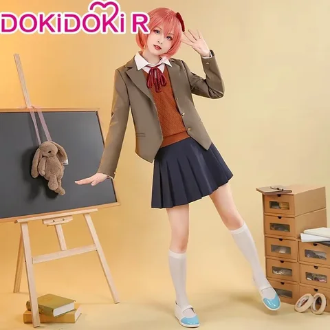 Косплей костюм Sayori/Natsuki/Yuri/Monika из игры Doki Doki Literature Club