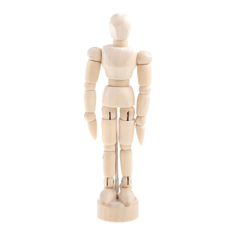 

1Pc Artist Movable Limbs Male Wooden Figure Model Mannequin Art Class Sketching