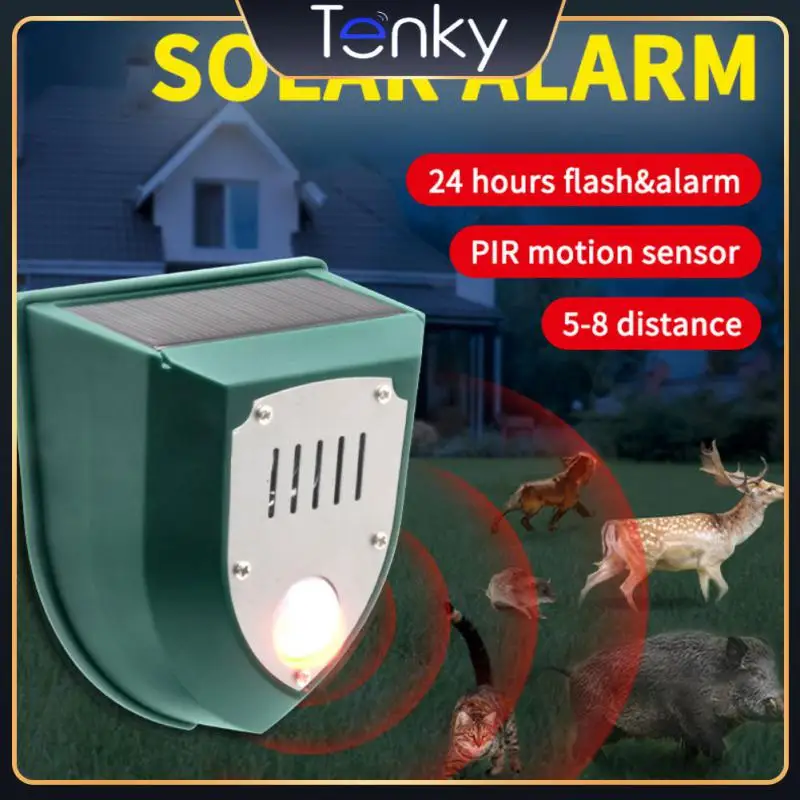 

Safety Security Alarm System Ip 55 Waterproof Environmental Friendly Siren Energy Saving Solar Alarm