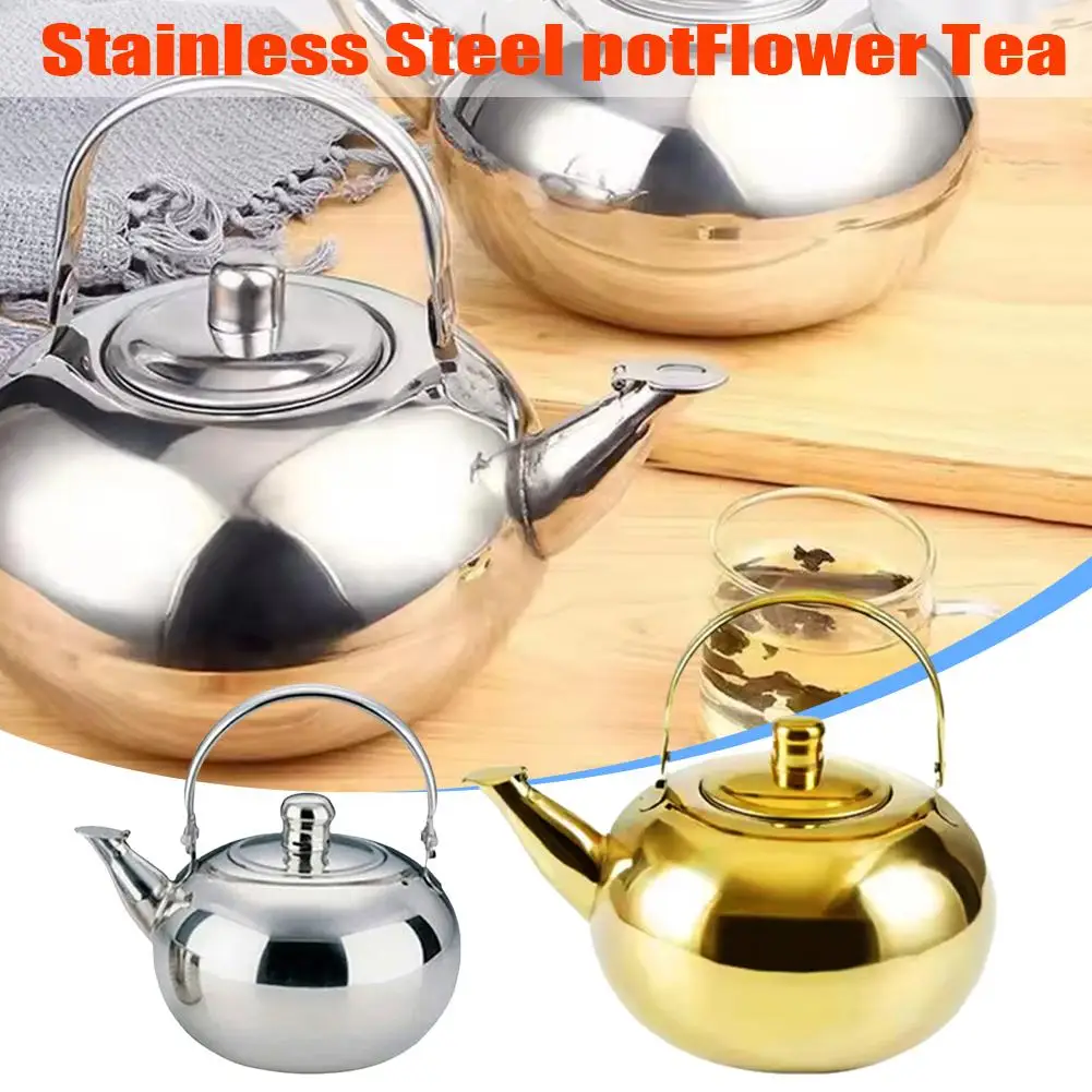 Чайник с крышкой большая емкость утолщенный из нержавеющей стали столовая отель