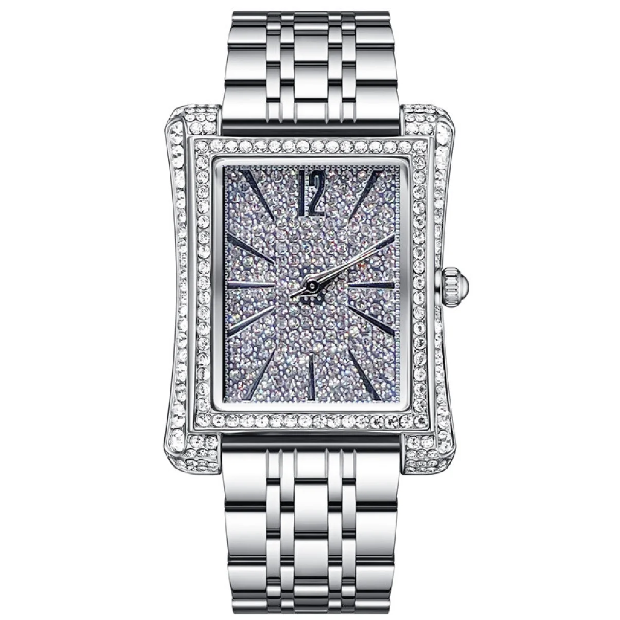 Top Brand Luxury New Ladies Diamond Watch Fashion Rectangle lady Wrist Watch Stainless Steel Simple Women Watch Relogio Feminino enlarge