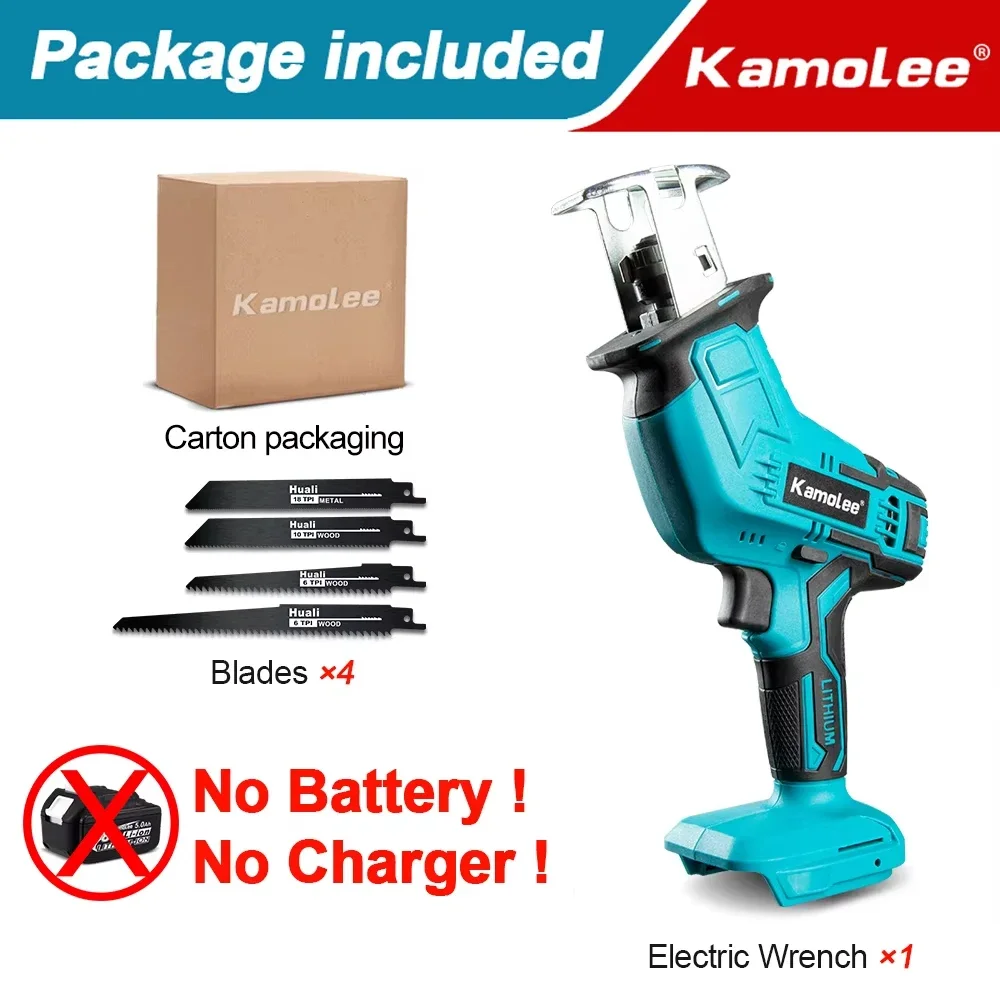 

Аккумуляторная сабельная пила Kamolee 3600 Вт