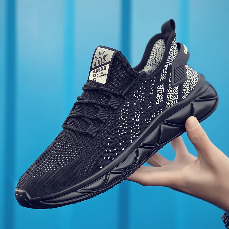 Мужские кроссовки для тенниса беговые Легкая удобная прогулочная обувь сетчатые