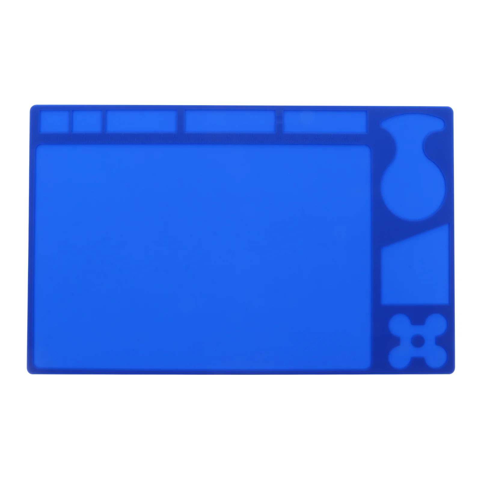 

Силиконовый коврик для ремонта паяльной станции, термостойкий Коврик для верстака, сотового компьютера, ноутбука, синий