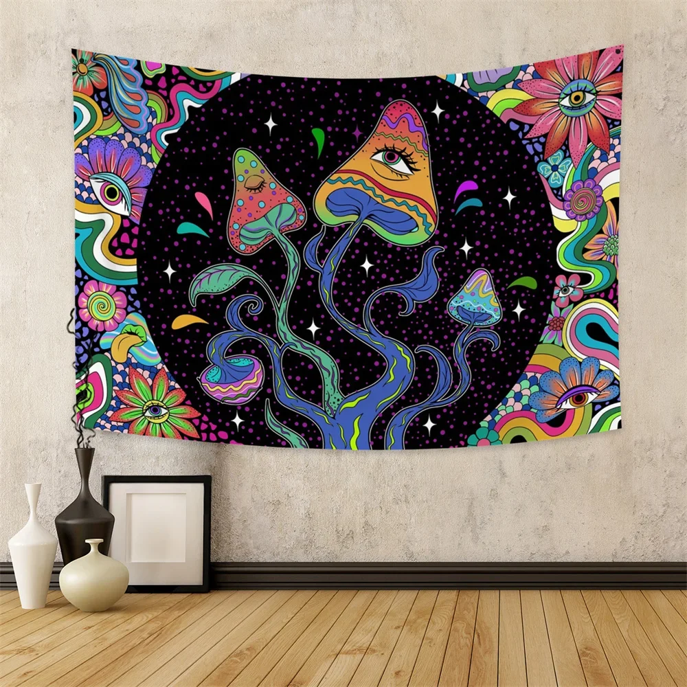 

Психоделический гобелен из полиэстера