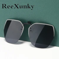 new design 2022 drivers polarized sunglasses clips for men luxury fishing driving night vision clamp glasses anti uva uvb