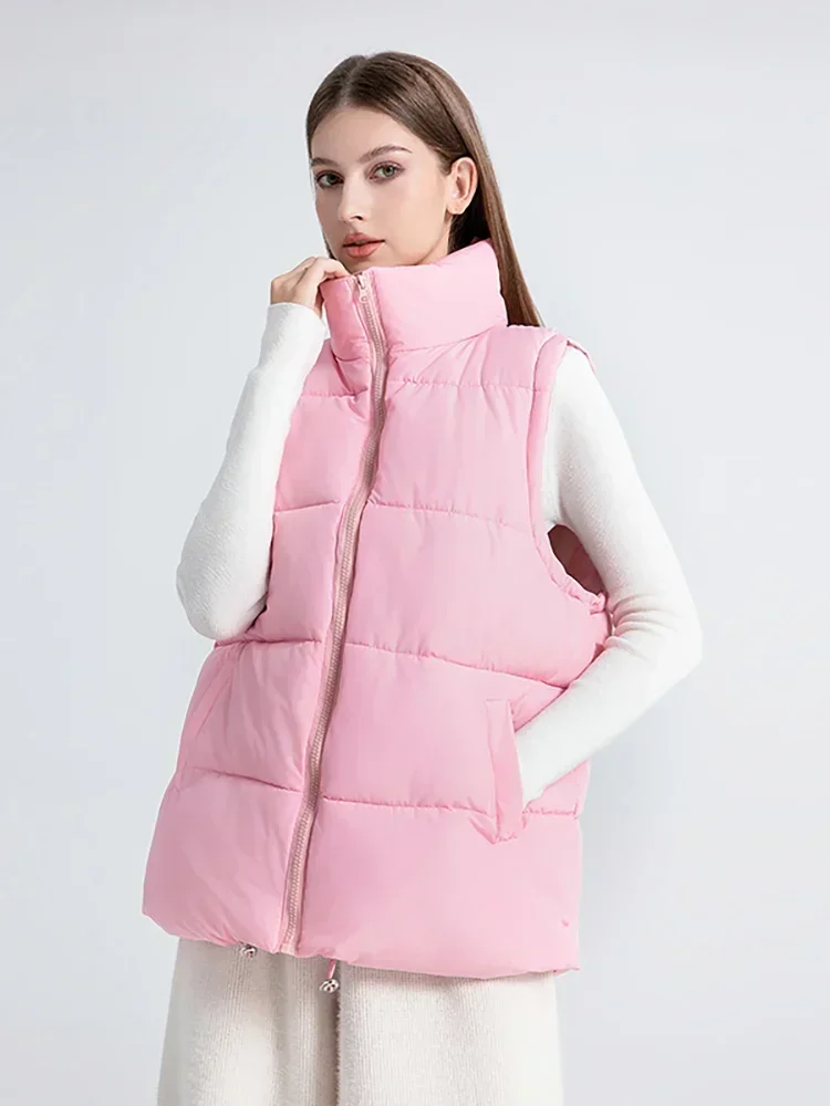 Новинка 2024 зимний жилет с хлопковой подкладкой Женская куртка