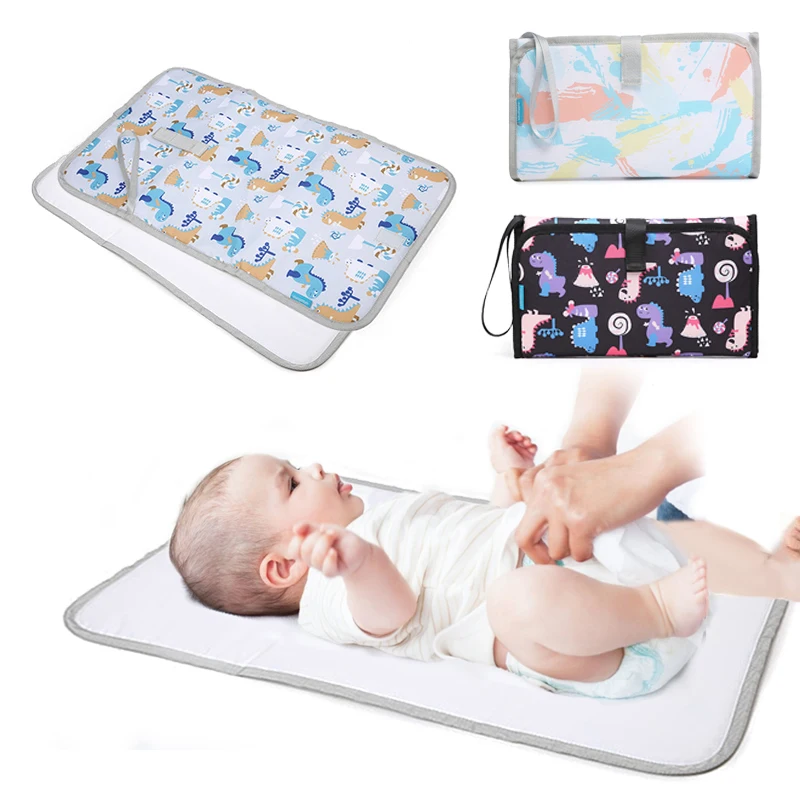 Waterproof Foldable Diaper Changing Bag Pad Baby Mom Clean Hand Folding Mat Infant Care Products Travel Portable Diaper