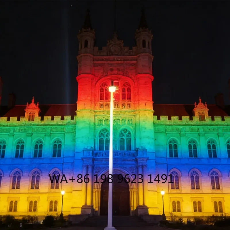Фото 52W RGB IP65 Алюминиевый DMX прожектор-радуга для стадионов, садов, площадей, зданий и проектов наружного освещения №4