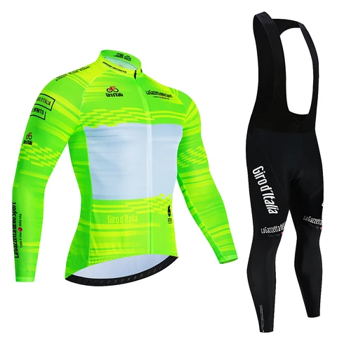 Велокостюм с длинным рукавом Tour Giro de Italia, дышащая одежда для езды на велосипеде, Триатлон