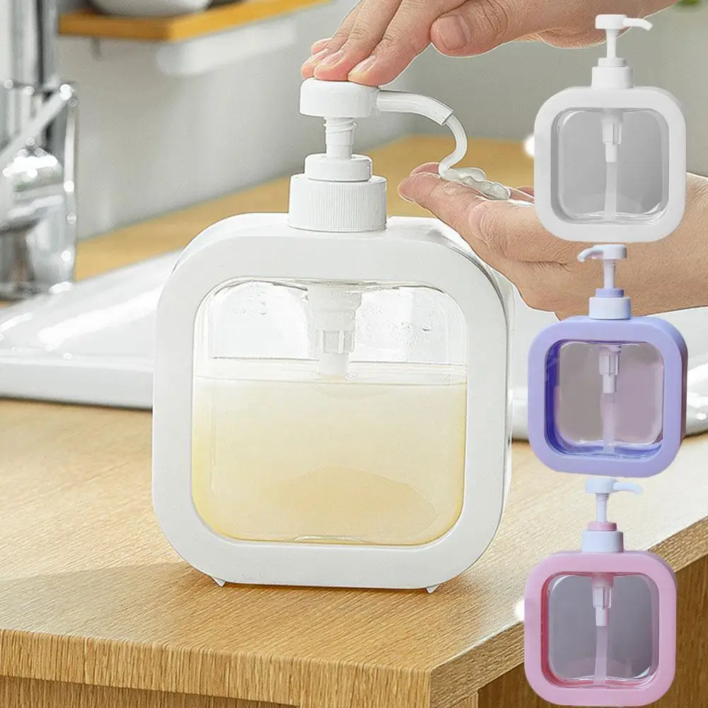 

Household Soap Dispenser Shampoo Hand Soap Laundry Type Liquid Sub Gel Shower Bottling Bathroom Bottle 300/500ML Press S2B3