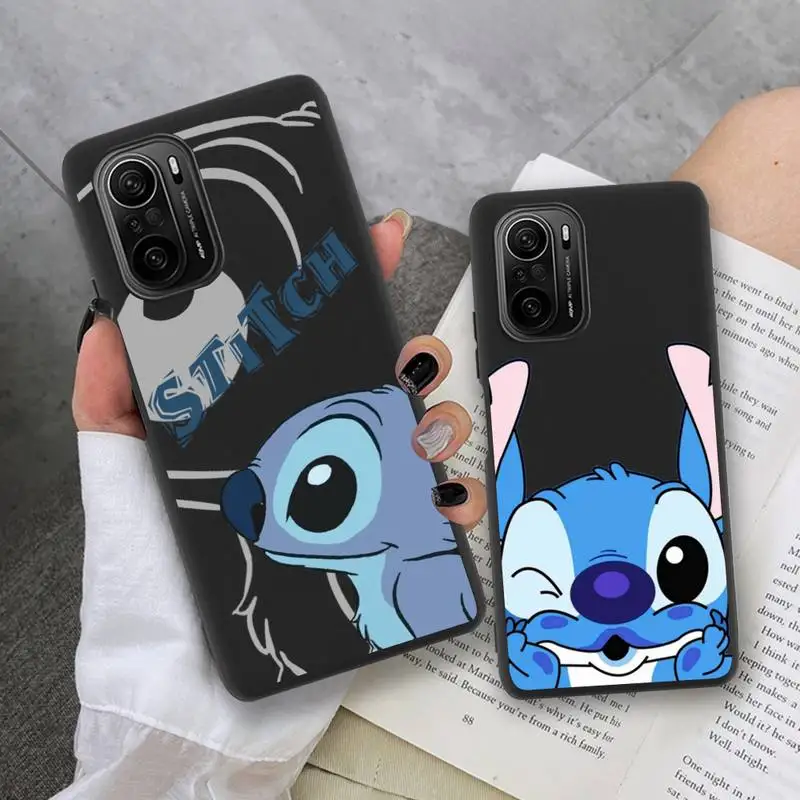 

Cute Disney Cartoon Stitch Phone Case for Xiaomi Mi Note 11 10 9 8 11X Lite 9T CC9 POCO M3 X3 Pro SE