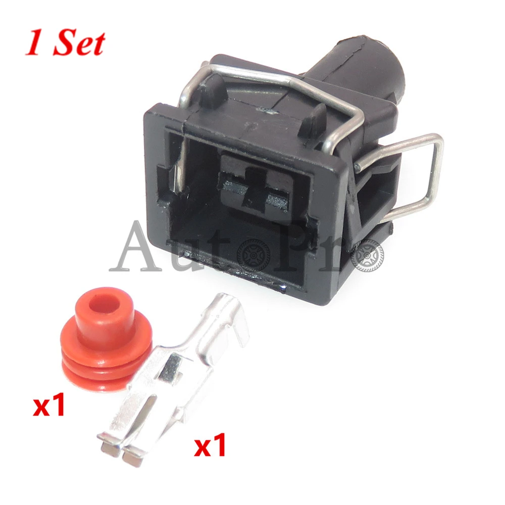 

1 компл. 1 отверстие автомобильный Проводной адаптер автомобильный моторный разъем высокого тока для VW 357972771 Автомобильный Электрический разъем