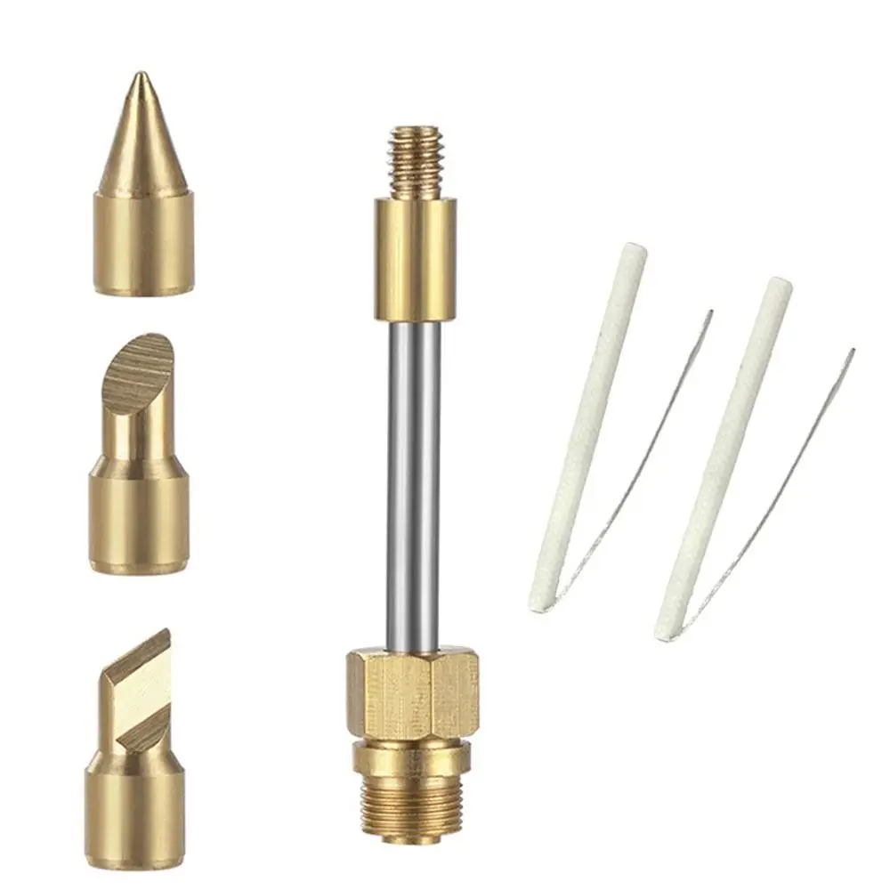 

Сменные наконечники для паяльника USB, наборы паяльных станций, устойчивая к коррозии, паяльная головка с интерфейсом 510, паяльная головка