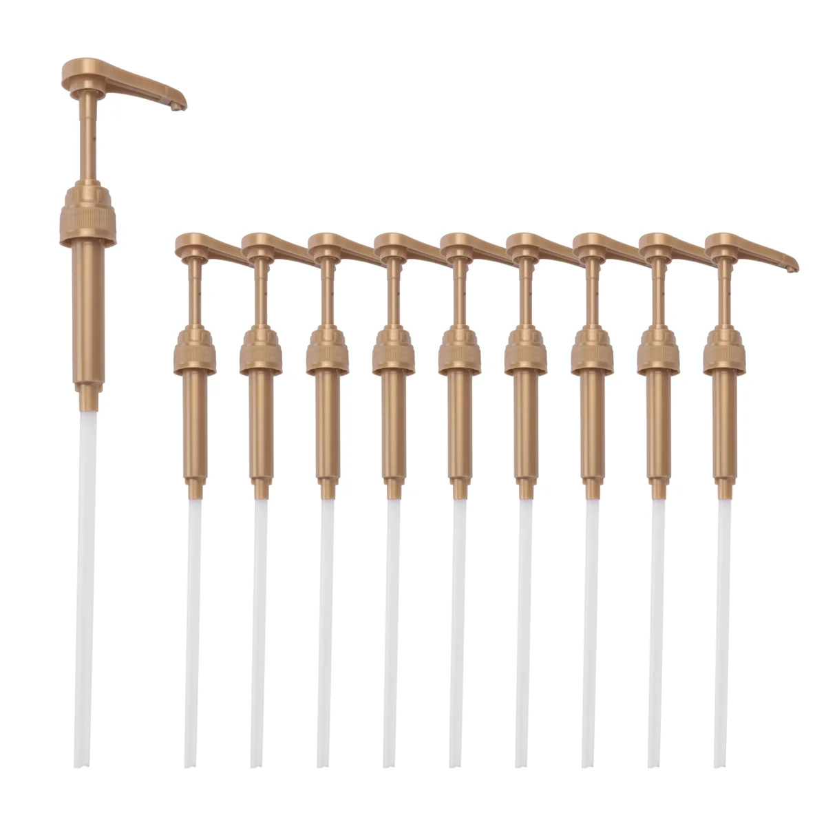 10 шт. дозатор для кофе молока чая сиропа насос золотой жидкости Torani 8 мл