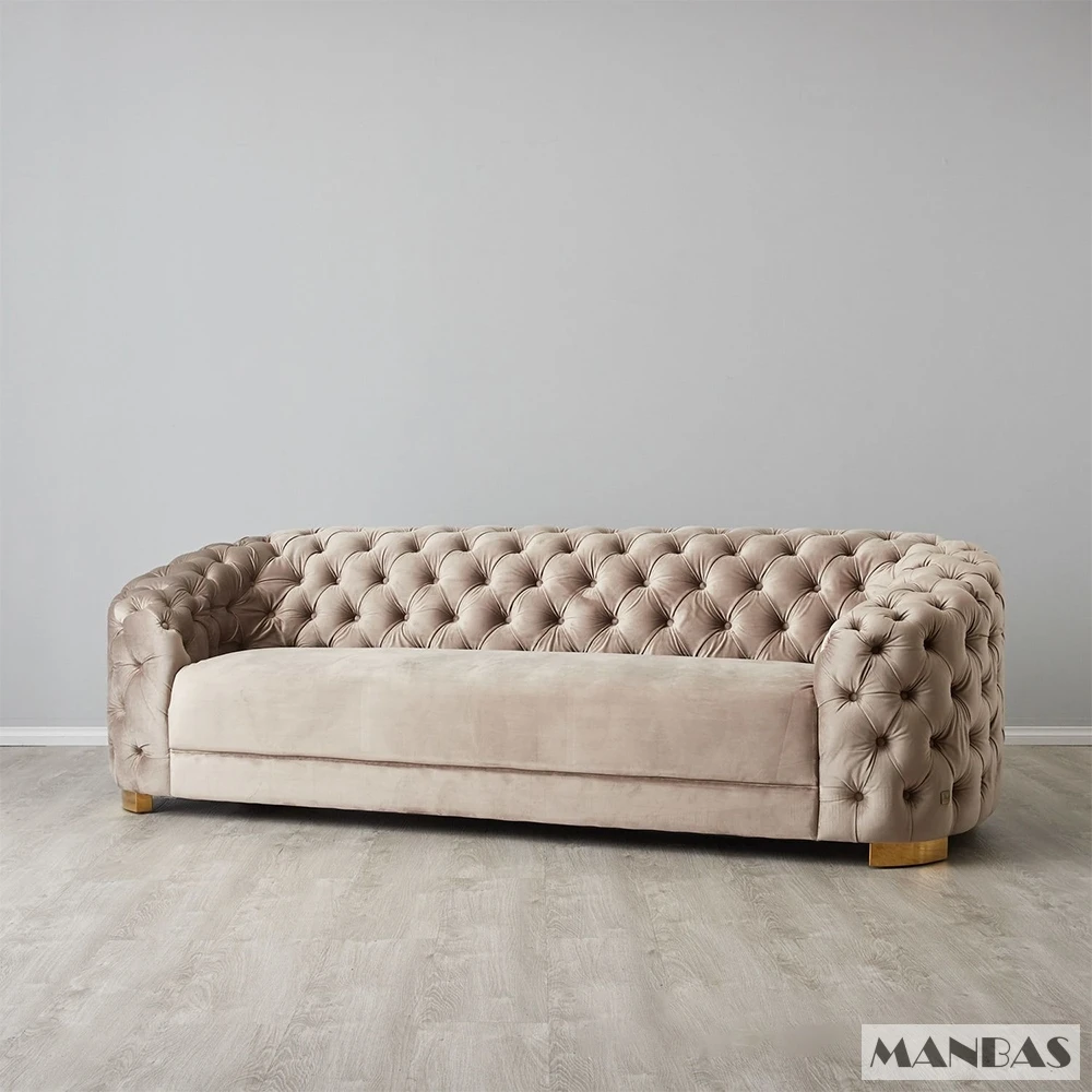 Классические диваны Честерфилд MINGDIBAO с тканевыми пуговицами тканевый диван для
