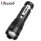 Сверхъяркий светодиодный мини-фонарик XHP50.2, фонарик с алюминиевым корпусом, водонепроницаемый фонарь для велосипеда, кемпинга, белый свет, работает на батареях AA14500