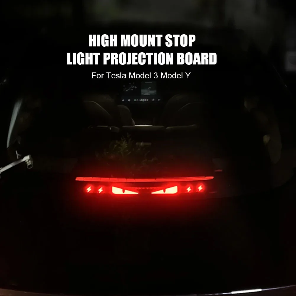 Наклейка для заднего фонаря Tesla Model 3 Y с высоким креплением
