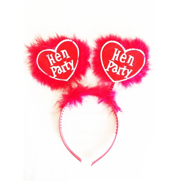 

Корона для девичвечерние красного цвета